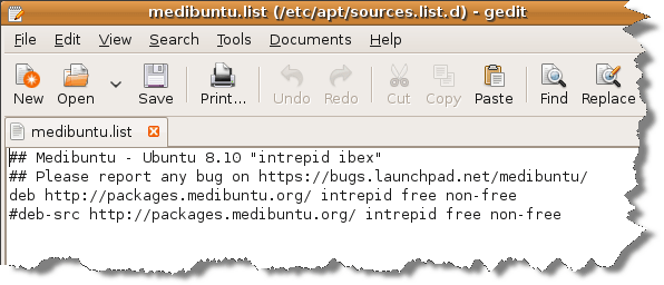 Deb sources list. Обновление репозиториев Ubuntu. List of sources.